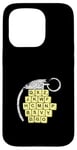 Coque pour iPhone 15 Pro Jeu de blocs de lettres amusant Choisissez soigneusement vos mots