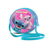 Disney Lilo et Stitch Match-Sac à Bandoulière Rond, Rose, 18,5 x 18,5 cm