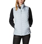 Columbia Women's Powder Lite Vest, Puffer Vest Body Warmer, Cirrus Grey, Size S