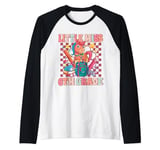 Little Miss Sixth 6th Grade Back To School Horse Girls Kids Raglan Baseball Tee