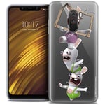 Coque pour 6.18" Xiaomi Pocophone F1, Ultra Fin Lapins Crétins TV Sport