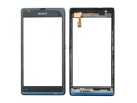 Genuine Sony C5302, C5303, C5306 Xperia SP Dark Silver Front Touchscreen / Di...