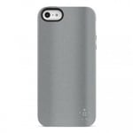 COQUE iPHONE 5 5S SE GRIS MAT SILICONE SEMI-RIGIDE (TPU)