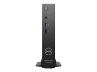 Dell Optiplex 3000 Thin Client - Tunn Klient - Dts 1 X Pentium Silver N6005 / Upp Till 3.3 Ghz - Ram 8 Gb - Flash - Emmc 64 Gb - Uhd Graphics - Ieee 802.11Ax (Wi-Fi 6E), Gigabit Ethernet, Bluetooth - Dell Thinos - Skärm: Ingen - Svart - Bts - Med 3