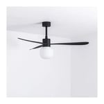 Faro Barcelona - Ventilateur de plafond avec lumière noire ø 132 cm amelia ball led 33761-26