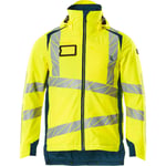 VINTERJAKKE,5XL,HI-VIS GUL/MØR