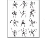 HAT INDUSTRIE Gallic Warband 1:72 Scale 12 Figures - 1 Sprue - 8089