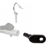 Attache Rapide Universelle M-Wave pour Remorques de Vélo - Compatible 640046, 64