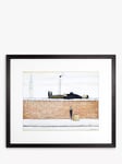 John Lewis LS Lowry 'Man Lying On A Wall 1927' Framed Print & Mount, 44 x 50.8cm