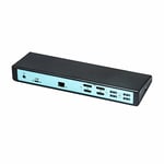 i-tec USB 3.0 / USB-C Docking Station with Power Delivery 85W for Windows and MacOS, Thunderbolt 3 Compatible, Capable of Resolution of up-to 4K for 2 Monitors