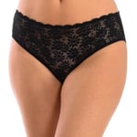 Dim Culotte en dentelle avec doublure intérieure 00DD2 pour femme, Noir , L