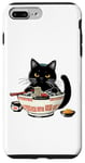 Coque pour iPhone 7 Plus/8 Plus Animé Manga Kawaii Style de vie urbain Streetwear Ramen Cat