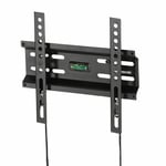 Slim Fixed Toshiba LCD LED TV Wall Bracket Mount 10" to 46" upto 30kg Black VESA