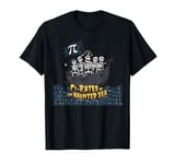 Pi-rates in the haunted sea, funny math halloween T-Shirt