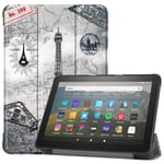 Tablet Case for Amazon Fire HD8/Plus 2020/2022 (10/12th Gen) 8.0 Inch Slim Case