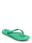 Flip Flop With Glitter Shoes Summer Shoes Sandals Flip Flops Green Ilse Jacobsen