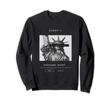 Cool New York City NYC Statue of Liberty USA Flag Design Sweatshirt