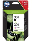 HP 301 CH561E/CH562E Original Black & Colour Ink Cartridge Pack for HP Printers