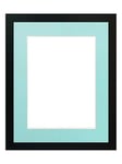 FRAMES BY POST Cadre Photo en Plastique avec Contour Bleu 1,9 cm 20 x 16 cm