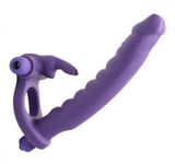 Frisky Anneau pénien vibrant et vibromasseur Rabbit -