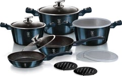 Berlinger Haus Lumarko Set Of Cookware Berlinger Haus Bh-7031 Aquamarine