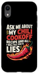 Coque pour iPhone XR Demandez-moi sur ma recette de cuisson au chili et tout ce que je vais vous dire