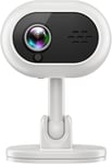 Camera De Securite Intelligente D'Interieur A Brancher,Camera Intelligente Wifi,Moniteur De Bebe,Video Haute Definition Jour Et Nuit 1080P,Detection De Mouvement,Audio Bidirectionnel,