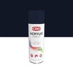 Peinture acrylique de finition noir graphite mat - aérosol 400 ml CRC