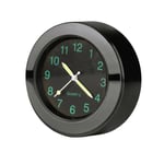 Montre À Quartz Pour Vélo Moto Trottinette Éc Noir Vis De Blocage Ø 22-25 Mm