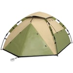 Rootz 3-4 Person Family Camping Tält - Lätt skydd - Regntät kapell - Vattentät 3000mm - 230 cm x 230 cm x 130 cm