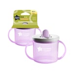 Tommee Tippee First Cup Purple With Grey Lid