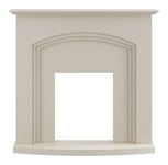 Adam Truro Fireplace in Cream, 41 Inch