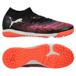 PUMA Future 8 Match Tt Unlimited - Svart/vit/glowing Red Dam - Turf (Tf), storlek 37