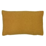 furn. Malham Shearling Fleece Rectangular Cushion Cover - Yellow - One Size