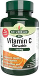 Chewable Vitamin C Tablets, Sugar Free, Suitable for Vegans, 50 x 500mg Pills