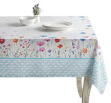 Maison d' Hermine Flower in The Field 100% Coton Nappe de Cuisine Dîner Table Décoration Fête Mariage, fête mères Printemps/été (Rectangle, 140cm x 180cm)