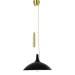 GUBI-A-1965 Loftslampe, Messing/ Sort