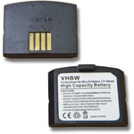 vhbw 2x Batterie compatible avec Sennheiser RR 840 S, Set 840 TV, Set 900 casque et écouteurs sans fil (140mAh, 3,7V, Li-polymère)