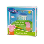 Peppa Pig - Livre de Bain avec 10 Illustrations différentes - Jouets de Bain et Piscine - A partir de 12 Mois (DeQube 919D00050)