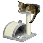 Cat Tree, Kitten Scratcher Activity Centre w/ Sisal Scratching Post, Toy Ball