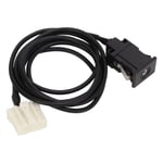 Aux-uttag Audio Switch-kabel Stereo Kabelstam Byte för Mazda 2 3 5 6 MX‑5 RX8 CX‑7 CX‑9