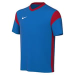 NIKE Y NK DF PRK DRB III JSY SS T-Shirt, Royal Blue/University Red/White, XL