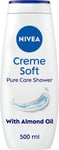 NIVEA Care Shower Creme Soft Caring Shower Body Cream Enriched with Almond Oil M