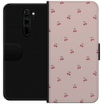 Tegnebogsetui til Xiaomi Redmi Note 8 Pro  med Kirsebær motiv