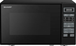 Sharp RD202TB-UK Microwave Oven in Black - 25L 800W