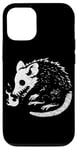 iPhone 15 White Pastel Goth Vermin Mouse Possum Monster Graphic Rodent Case