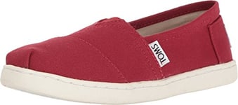 TOMS YOUTH ALPARGATA Red Canvas UK3.5