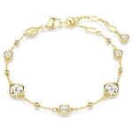 Swarovski armbånd Imber Round cut, White, Gold-tone plated - 5680094