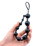 Anal Beads Butt Plug Anal Sex Toy For Men Women Soft Jelly Flexible