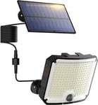 Lampe Solaire Extérieur Avec Détecteur De Mouvement, 208LED/3 Modes